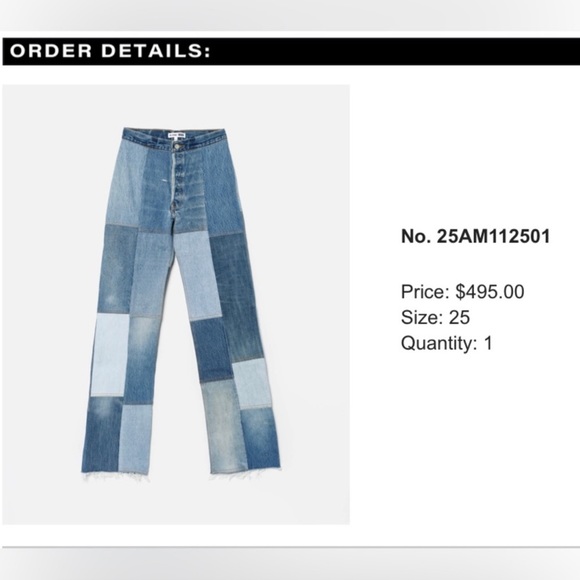 Re/Done Levi's Amina Patchwork Jeans - Picture 2 of 12